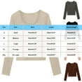 thumbnail image 3 of HongQid Women's Spring Fall Long Sleeve Henley T Shirts Button Ribbed Knit Slim Fit Casual Basic Tops Blouse, 3 of 6