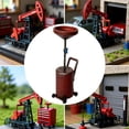 thumbnail image 3 of Xuanheng 1/64 Scale Authentic Compact Display Ornament Creative Crafts Oil Pump Model red old, 3 of 8