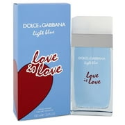 Light Blue Love Is Love by Dolce & Gabbana Eau De Toilette Spray 3.3 oz