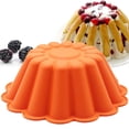 thumbnail image 1 of Coofit Cake Pan Universal Silicone Non-stick Flower Shape DIY Cake Mold Baking Pan, 1 of 10