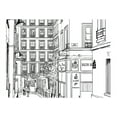 thumbnail image 3 of Tiptophomedecor Cityscape Wallpaper Wall Mural - A Walk Through Parisian Streets, 3 of 4