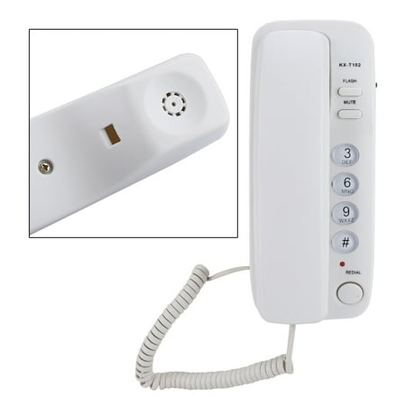 Wall Mount Landline Telephone Extension No Caller Id With Last Number Redial Function Canada - Wall Mounted Landline Phones With Caller Id