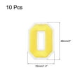 thumbnail image 2 of Uxcell Number Patches Embroidered Decorative Repair Patches Iron on Patches 0 Yellow 2" Height for Clothing 10Pcs, 2 of 5