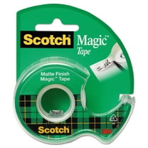 Magic Office Tape with Refillable Dispenser, 3/4" x 8 Yards, Clear