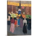 thumbnail image 1 of ARTCANVAS At The Market Canvas Art Print by Felix Vallotton - Size: 26" x 18" (0.75" Deep), 1 of 9