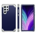 thumbnail image 7 of Decase Compatible with Samsung Galaxy S23 Ultra Case, Heavy Duty Shockproof Protection Soft Silicone Rubber+Hard Plastic Bumpers Hybrid Protective Case for Samsung Galaxy S23 Ultra, Darkblue, 7 of 7