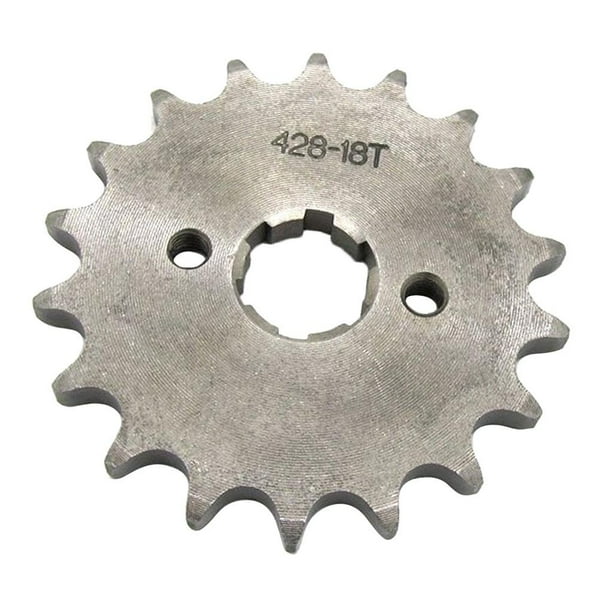 428 18T 20mm Piñón de Motor de Motocicleta para 110cc 125cc 140cc Chino ATV Quad Dirt Bike Yotijar Cog del piñón de cadena delantero 18T