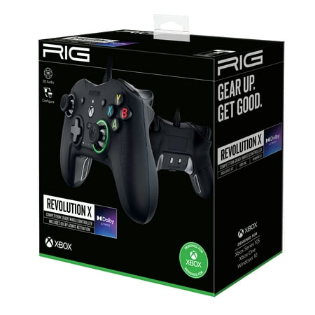 RIG - Nacon Revolution X Controller for Xbox Series X|S, Xbox One, and Windows 10/11 Black