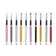 thumbnail image 2 of 10 cepillos para uñas de gel, juego de cepillos para uñas de gel, juego de cepillos para uñas para gel ultravioleta. Afortunado Sencillez, 2 of 5