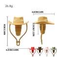 thumbnail image 3 of Injueey Tapón de botella de vino divertido con forma de sombrero de vaquero, único y práctico tapón de silicona para vino con forma de Cocina y Comedor mi, 3 of 6