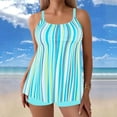 thumbnail image 1 of FcBaudy Maillot de Bain 2 Pcs pour Femmes, Maillots de Bain pour Femmes, Maillot de Bain d'Été Grande Taille Imprimé Bikini Maillot de Bain Séparé Maillot de Bain polyester pour Femmes, 1 of 5