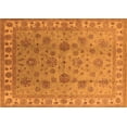 thumbnail image 1 of Ahgly Company Indoor Rectangle Oriental Orange Industrial Area Rugs, 7' x 10', 1 of 4