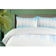 thumbnail image 4 of Ambesonne Modern Duvet Cover Sets, Geometric Squared Design, 2-Queen, White and Blue, 4 of 6