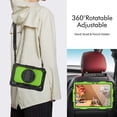 thumbnail image 5 of For Samsung Galaxy Tab S8/S7 Case 11 inch, 360 Rotating Shockproof Cover with Stand, Screen Protector, Shoulder Strap (SM-X700/SM-T870), Lime PC, 5 of 7