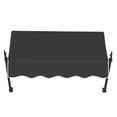 thumbnail image 2 of Awntech 3.375 ft New Orleans Fixed Awning Acrylic Fabric, Black, 2 of 2