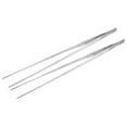 thumbnail image 5 of Uxcell 19'' Aquarium Straight Tweezers Fish Tank Aquatic Plants Clip  Stainless Steel Silver Tone 2Pcs, 5 of 5