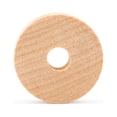 thumbnail image 2 of 1-1/4-inch Diameter Slab Wooden Wheels for Crafts, 1/4-inch Hole, 5/8-inch Thick, Pack of 50, Wooden Car Wheels, by Woodpeckers, 2 of 8