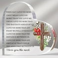 thumbnail image 3 of Acrylic Heart Sympathy Memorial Gift for Loss of Loved One Condolence Remembrance Keepsake Table Decor for Mom Dad Grandma Friend Remembrance Decor, 3 of 5