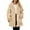 Beige, variant on Jacket Zipperr Long Sleeve Hooded Comfort Warm Jackets Fall Clothes Winter Clothing for Women
