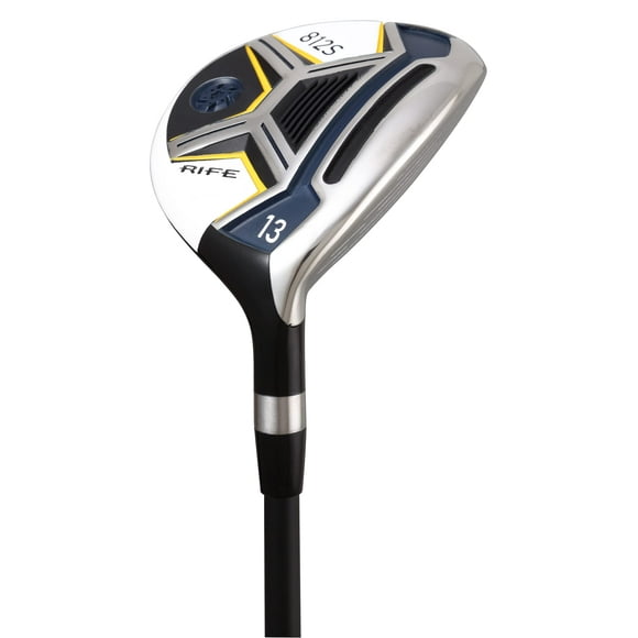 Rife 812s Offset 13 Wood Golf Club, Right Handed Senior Flex with Men's Senior Size Black Pro Velvet Grips