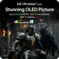 thumbnail image 4 of LG 34" UltraGear WQHD OLED Curved Gaming Monitor | 240Hz, 0.03ms (GtG), DisplayHDR, 4 of 11