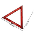 thumbnail image 2 of Minkissy 5Pcs Red Emergency Warning Triangle Foldable Reflective for Parking on Roadside and Car Owners, 2 of 8