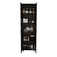 thumbnail image 5 of Baleare Pantry Cabinet, Five Interior Shelves, Four Legs Black, 5 of 7