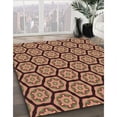 thumbnail image 2 of Ahgly Company Indoor Square Patterned Bronze Brown Area Rugs, 5' Square, 2 of 6