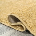 thumbnail image 5 of JONATHAN Y SEU100B-5 Haze Solid Low-Pile Mustard 5 ft. x 8 ft. Area Rug, Coastal Bohemian, Pet Friendly, Stain Resistant, Easy to Clean, for Living Room; Kitchen, Bedroom, 5 of 7