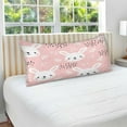 thumbnail image 5 of GZHJMY Cute Pink Rabbit Zippered Velvet Pillowcases,Super Soft and Cozy Luxury Plush Pillow Case Bed Pillow Pillowcases,Queen Size 20x30 in Home Decor, 5 of 7