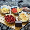 thumbnail image 4 of Stainless Steel Plates, Camping Plate, Lightweight Portable Stainless Steel Dishes, Bread Dessert Tableware For Kitchen, Restaurant, Dishwasher Safe, 4 of 9