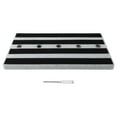 thumbnail image 1 of Guitar Effect Pedal Board PE Hook and Loop Fastener Instrument Accessory for Performance White Marble Design, 1 of 14