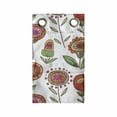 thumbnail image 1 of Floral Hanging Pocket Organizer, Happy Arrangement of Colorful Cartoon Flower, Printed Polyester Storage Bag with Pockets, 9" x 16", White Multicolor, 1 of 2