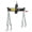 Black, variant on Riedhoff 4 Position Engine Leveler with Adjustable Handle, 2 Ton Capacity, Red