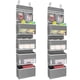 thumbnail image 1 of Organizador para colgar sobre la puerta, soporte de pared plegable, 4 bolsillos grandes, almacenamiento de gran capacidad para dormitorio, cocina, cosméticos, juguetes, artículos diversos, etc., 1 of 5