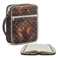 thumbnail image 2 of Pzuqiu Deer Bible Carrying Case for Women Fashion Large Quilted Bible Cover Lightweight Study Scripture Bag with Handle for Baptism Christenings Birthdays Celebrations, 2 of 7