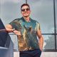 thumbnail image 4 of Fotbe Starry Sky Cloud Wolf Camiseta Polo de Golf para Hombre con Estampado – Camisa Deportiva Transpirable con Cuello Abotonado-Large, 4 of 6