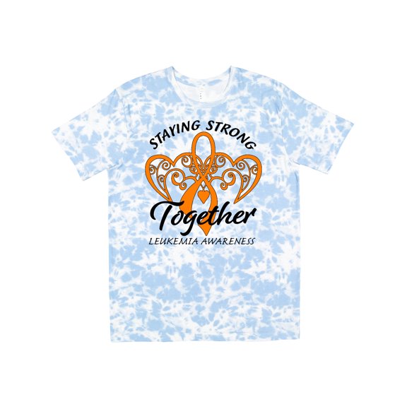 Inktastic Leukemia Awareness Staying Strong Together and Orange Ribbon T-Shirt
