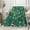 Green, variant on Red Christmas Throw Blanket for Couch, Colorful Warm Xmas Fleece Blankets with Gingerbread Man Pattern, Cozy Cookies Bells Snowflake Candy Cane Berry Holiday Christmas Hat Flannel Blanket for Winter