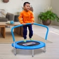 thumbnail image 2 of Sportspower My 1st Trampoline 36" Indoor/Outdoor Mini Rebounder Trampoline with No-Gap Padded Cover, for Toddlers & Kids, Max Weight Capacity 220 LBS - BLUE, 2 of 7