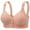 Red, variant on Busydd Bras for Women No Underwire Fixed Cup Comfortable Supportive Push Up Bra Breathable Wireless Bras for Women Front Closure Everyday Bra S
