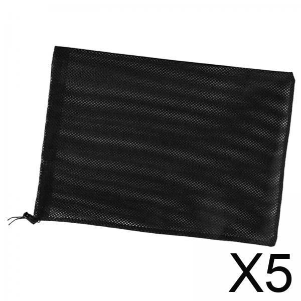 Bolsa de malla con cordón,Bolsa de almacenamiento con cordón de malla engrosada,Bolsa de malla práctica multifuncional Saco para cosas,Bolsa de malla con cordón de nailon portátil