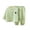 Green, variant on Baby Girl Pajamas Cotton Gauze Long Sleeve Top and Pants Lightweight Summer Home Set Girls' Outfits Green 18-24 Months