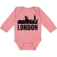 thumbnail image 3 of Inktastic London England City Skyline with Grunge Boys or Girls Long Sleeve Baby Bodysuit, 3 of 5