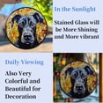 thumbnail image 4 of Great Dane Stained Glass Suncatcher Window Hangings Colored Handmade Glass Suncatcher Crafts Kits for Indoor Garden Christmas Decoration 16x16cm(1), 4 of 7