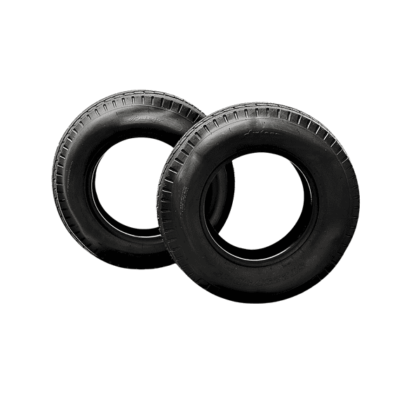 Antego ST225/75D15 Bias Trailer Tires, 8 Ply Load Range D by Antego Tire & Wheels (Set of 2)