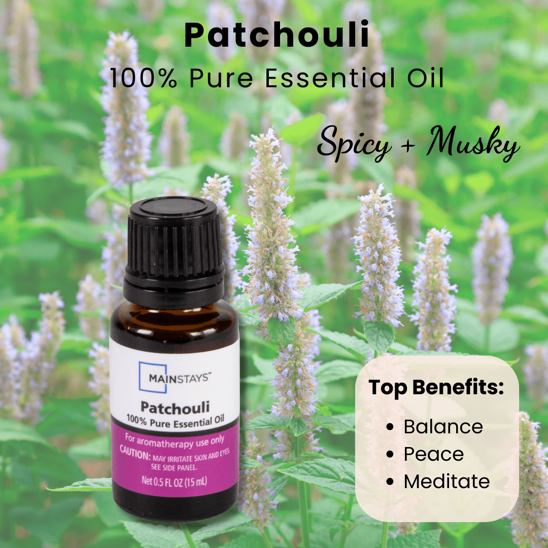 Mainstays Pure Patchouli Essential Oil, 15ml, 1 Pack