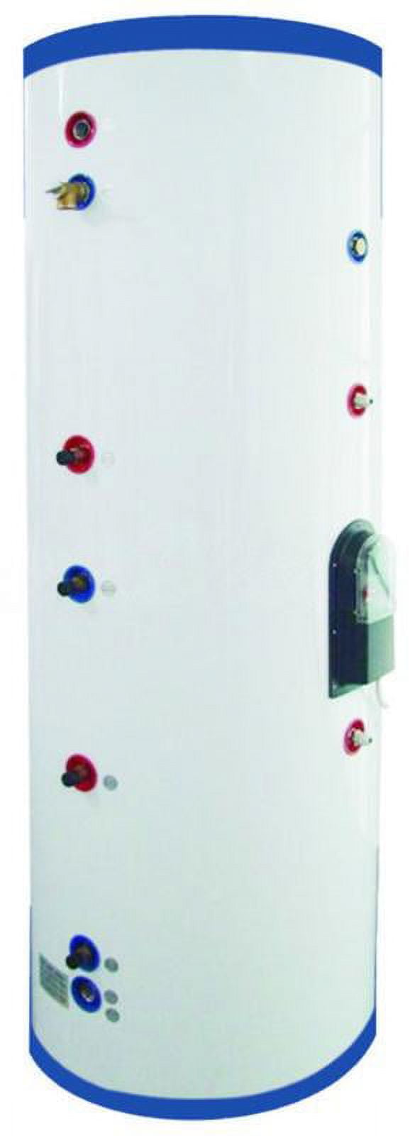 500 Liter 132 Gallon Stainless Steel Solar Hot Water Heater Tank Dual Copper Coil Heat Exchangers