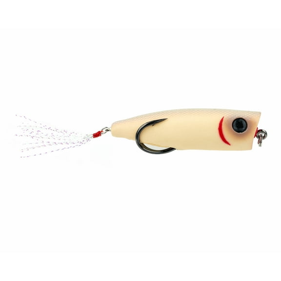 Snag Proof 3/8 oz Zoo Pop, Bone, Top Water Fishing Lure