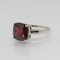thumbnail image 3 of Maa Karni Natural Garnet Ring 10x10 mm 5.50 Ct. Birthstone Ring,Anniversary Gifts, Thin Stacking Ring Hers, Gift For Her, Gift For Him Delicate Promise Ring for Her, Dainty Stackable Ring, 3 of 5
